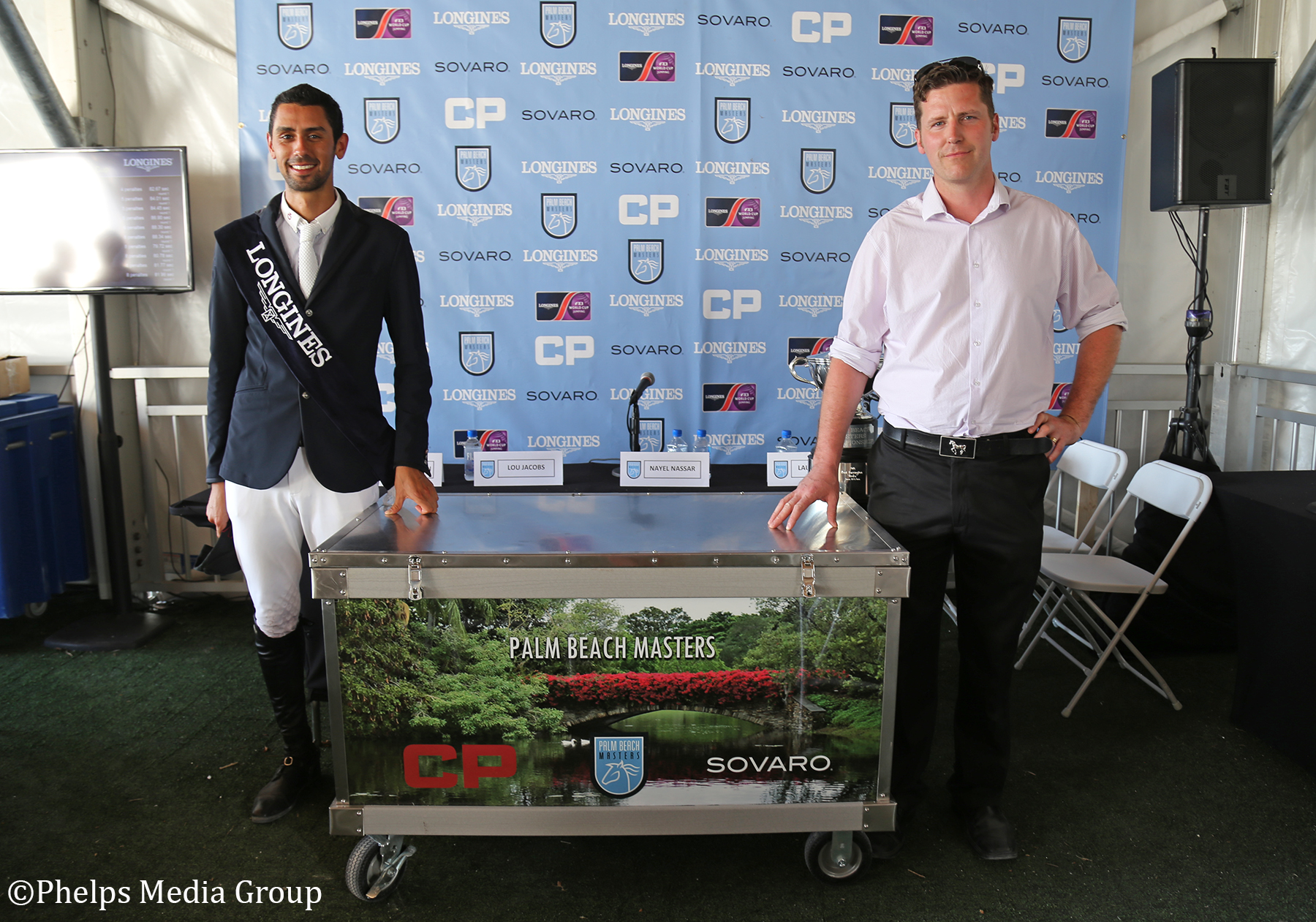 Nayel Nassar Awarded Custom Top Jock Tack Box at 2017 CP Palm Beach Masters